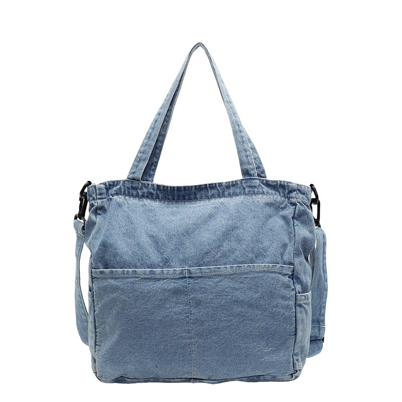 Premium Denim Schultertasche Brehn