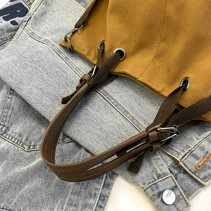 Lässige Canvas-Tasche mit verstellbarem Schultergurt