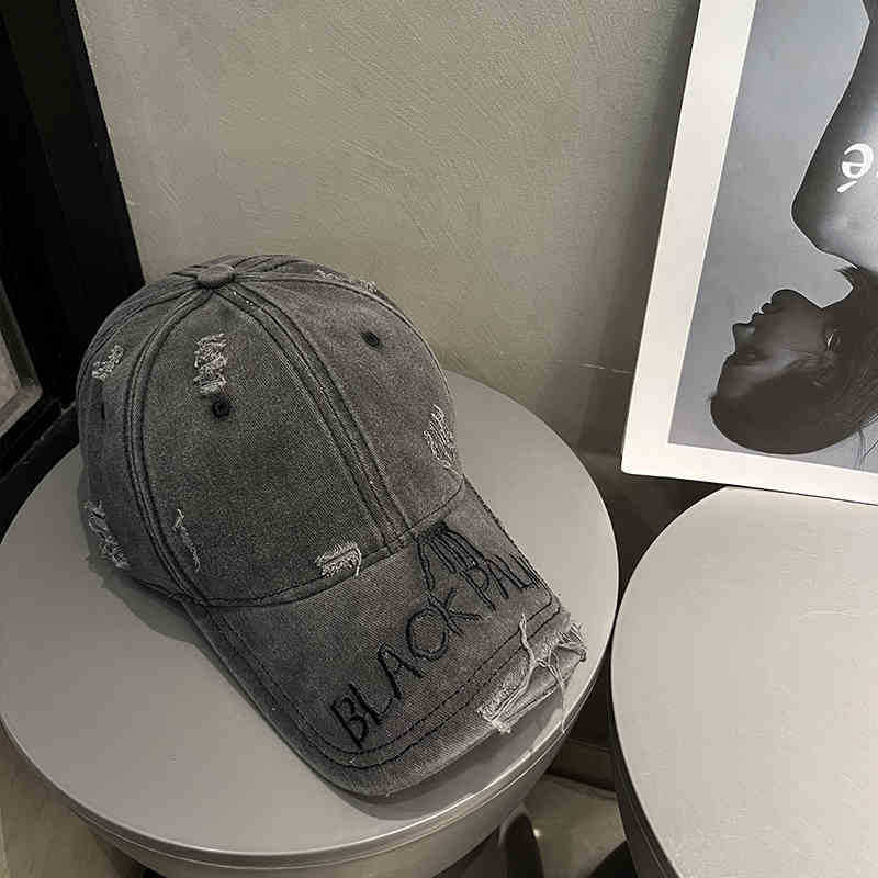 Damen Destroyed Denim Baseball Cap Brehn 1784188369