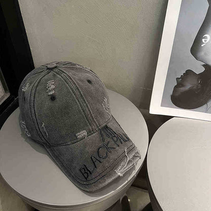 Damen Destroyed Denim Baseball Cap Brehn 1784188369