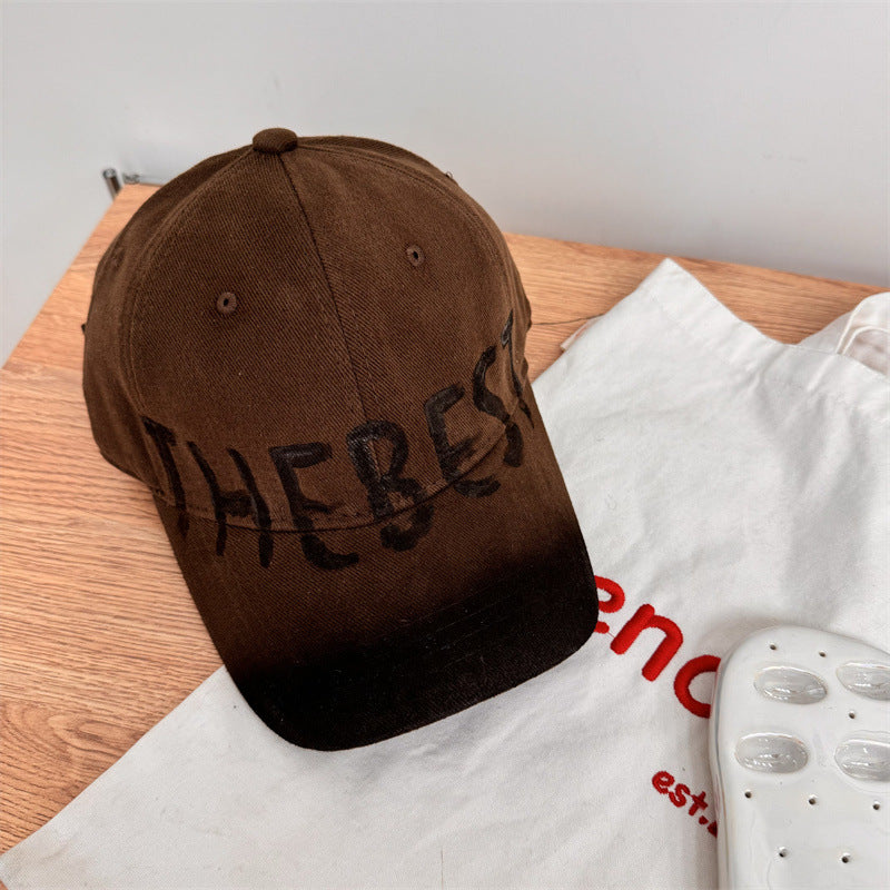 Damen Vintage Denim Baseball Cap Brehn