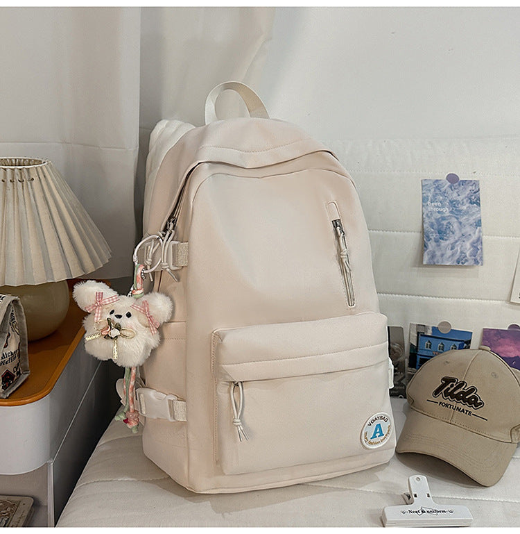 Minimalist Multi-Taschen Schulrucksack
