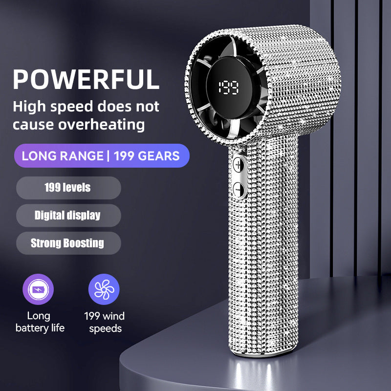 Damen Hochleistungs-Handheld-Fön mit brillanten Akzenten Brehn