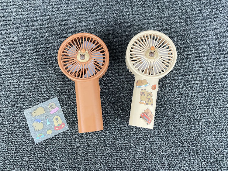 Unisex Tragbarer Handventilator mit niedlichem Tierdesign und USB-Ladefunktion Brehn