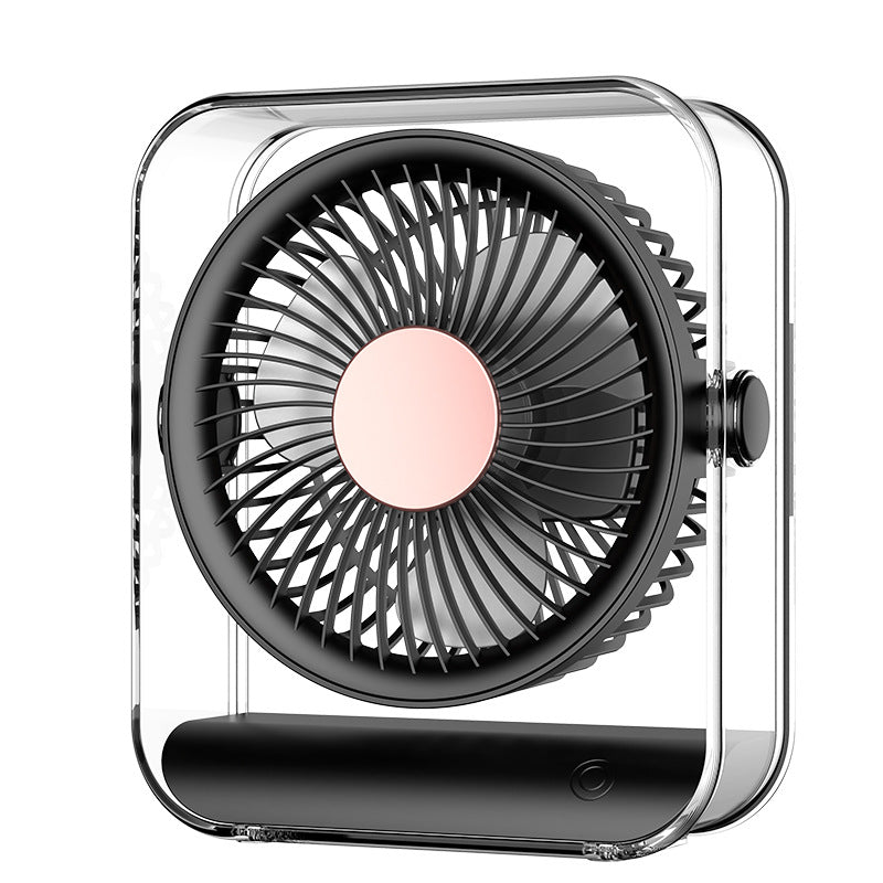 Unisex Tragbarer Mini-Tischventilator mit Akku und 360-Grad-Drehfunktion Brehn