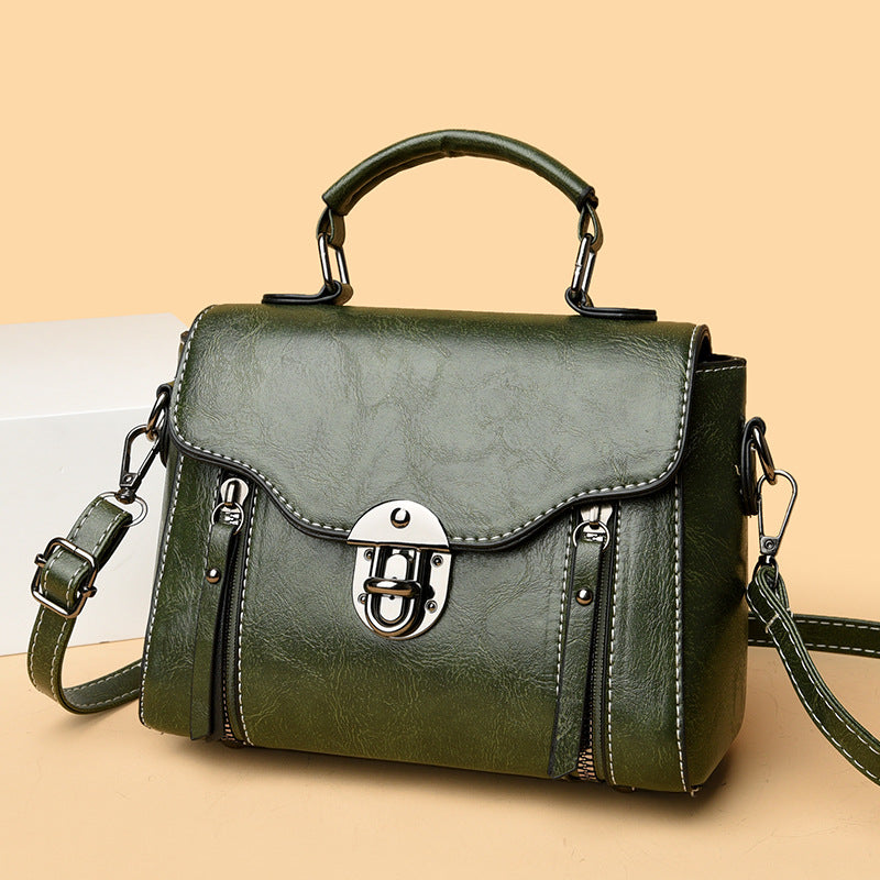 Vintage-Leder-Handtasche