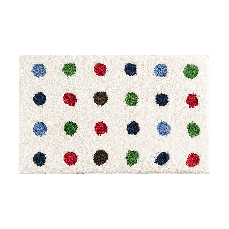 Modernes Streifen-Badvorleger mit reliefiertem Hochflor und rutschfester Latexbasis Brehn