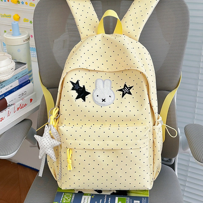 Süßer Plüsch Illustrierter Kaninchen Rucksack