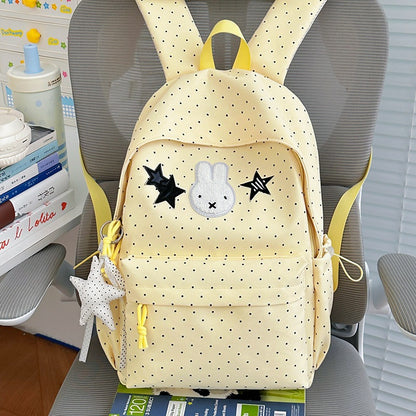 Süßer Plüsch Illustrierter Kaninchen Rucksack