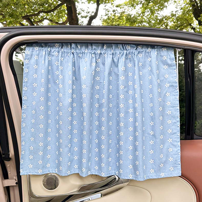 Unisex nan Sonnenschutz-Autovorhang mit elastischem Befestigungsband und blickdichter Baumwollmischung Brehn