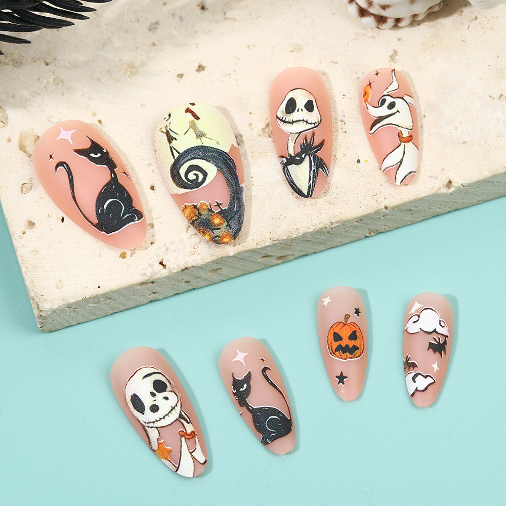 Kunstnägel mit Halloween-Motiven Brehn
