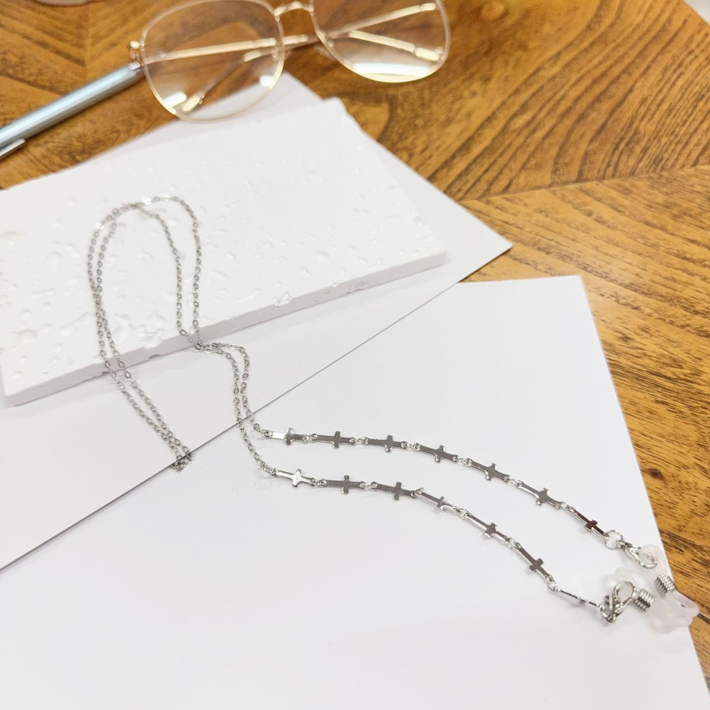 Stylische Kettenhalskette Brehn