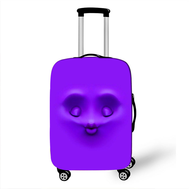 Unisex Hartschalenreisekoffer mit lustigem Cartoon-Gesicht Brehn
