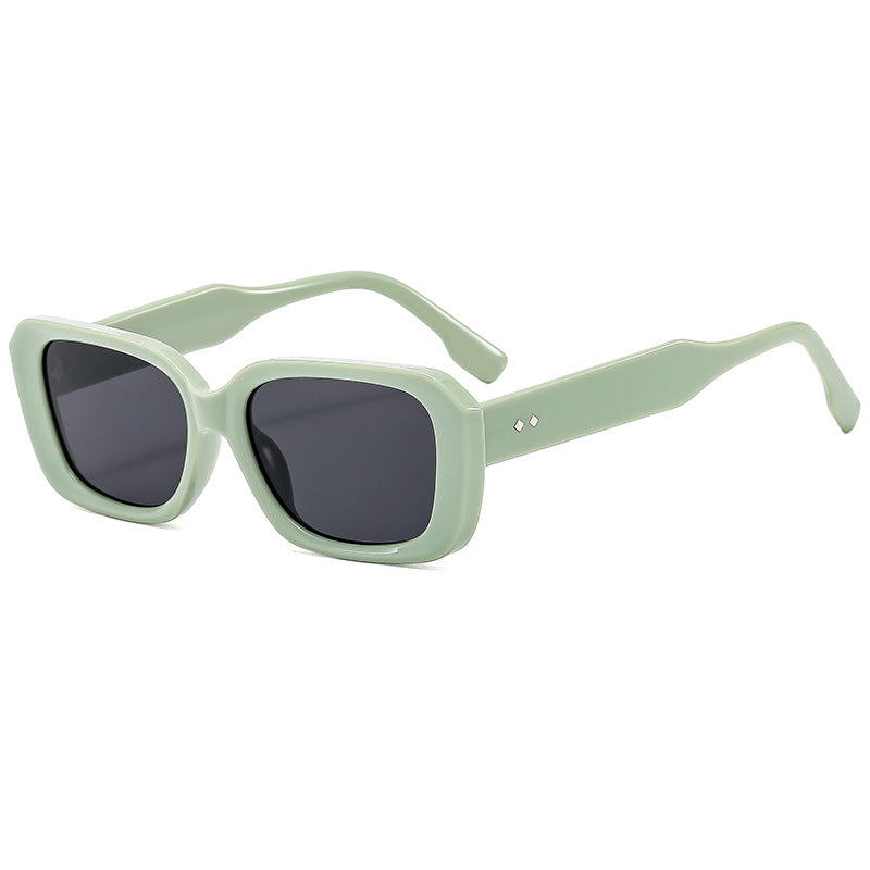 Damen große quadratische Sonnenbrille mit robustem Rahmen und UV-Schutz Brehn