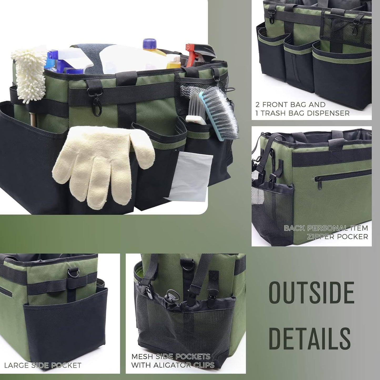 Multifunktionale Organizer-Tasche mit Fächern Brehn