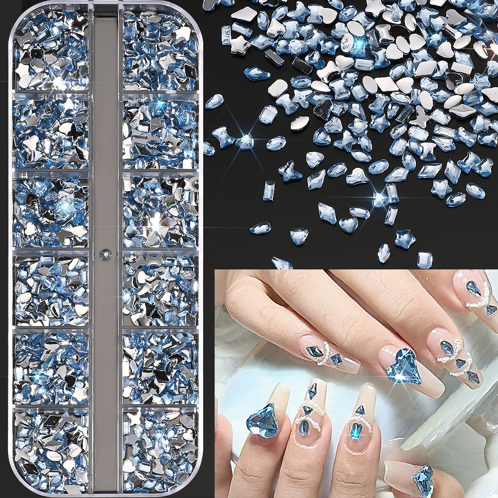 Nagelkunst Dekorative Edelsteinset