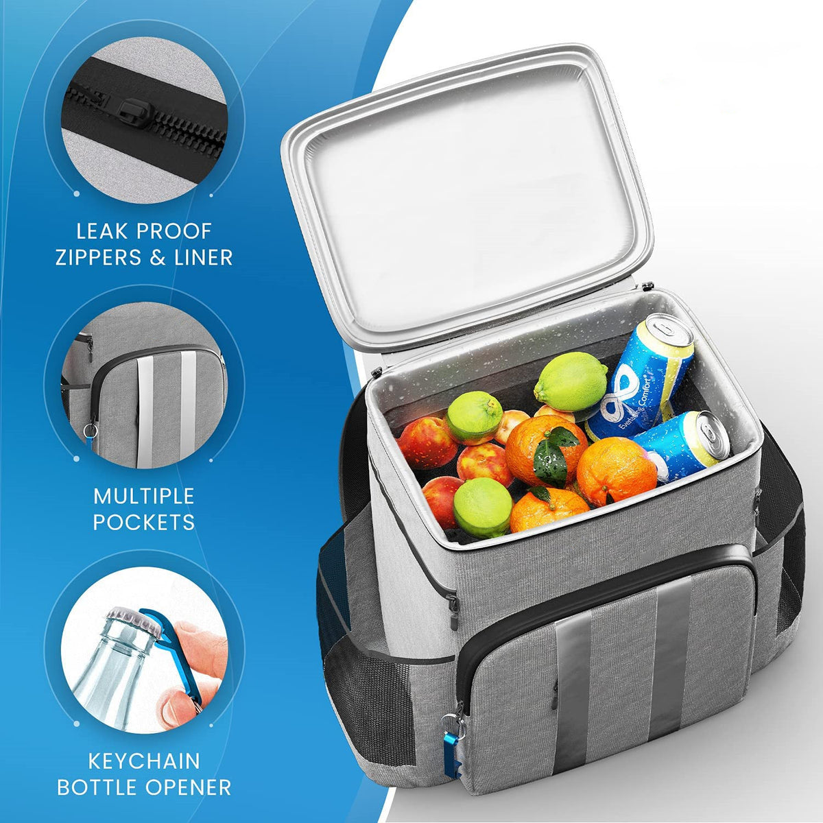 Isolierte Multifunktions-Kühltasche Rucksack Brehn