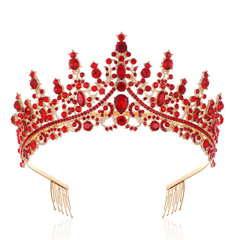 Damen Strass Tiara mit funkelnden Edelsteinen Brehn