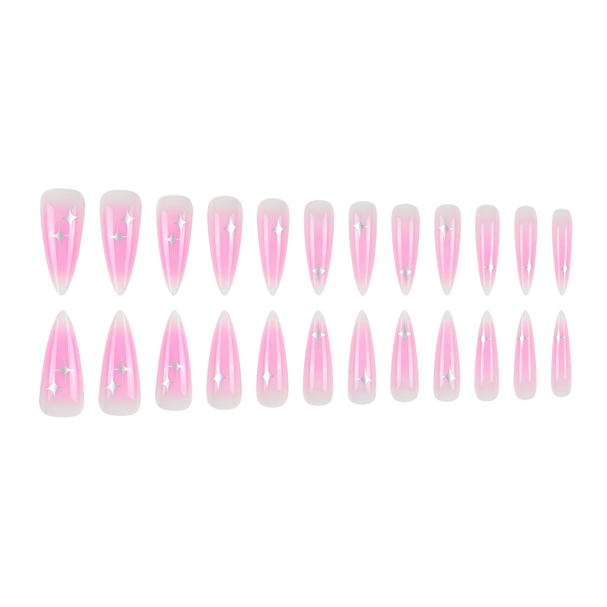 Elegante Stiletto Nagelkunst Brehn