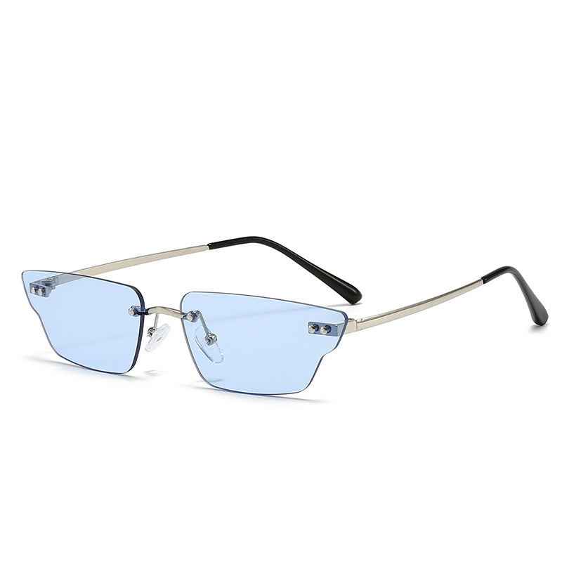 Damen futuristische geometrische Sonnenbrille Brehn