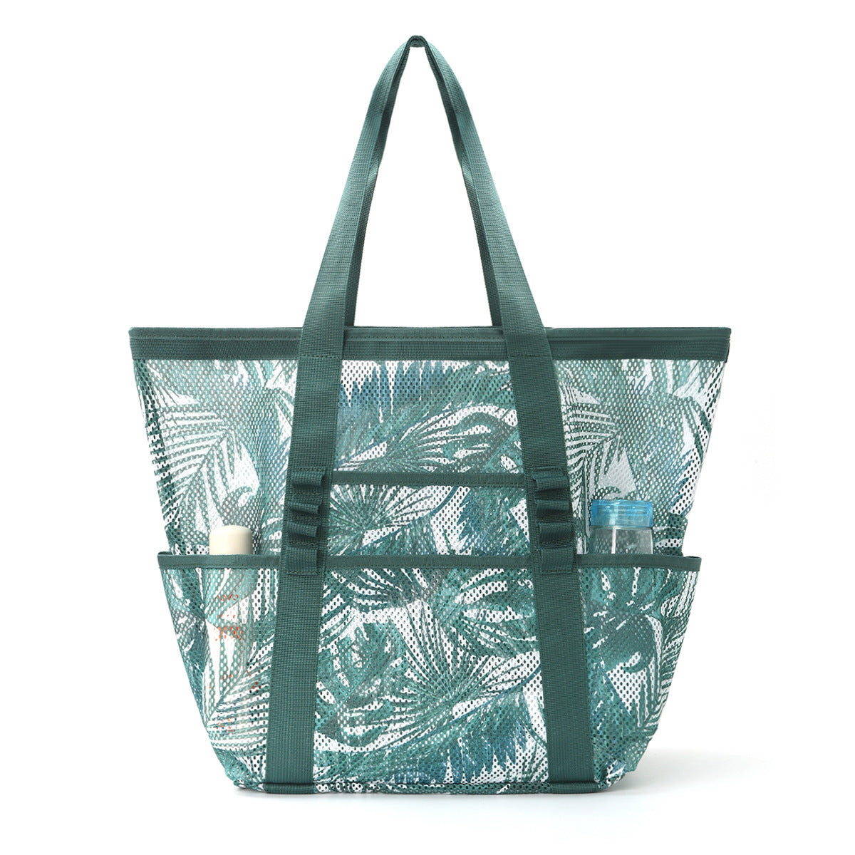 Netz-Strandtasche mit Buntem Motiv Brehn