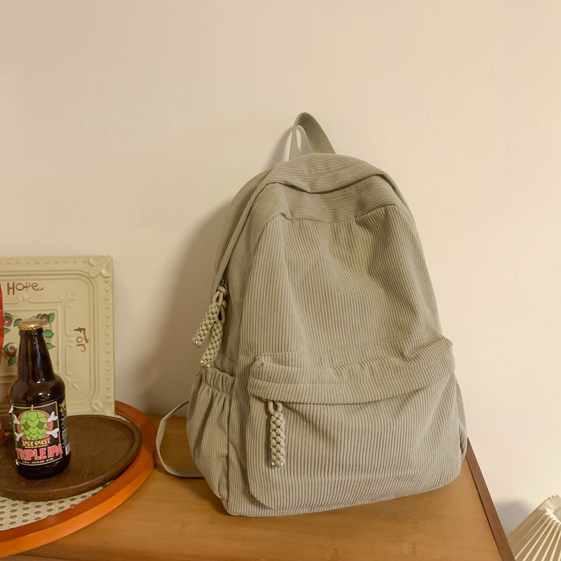 Cord-Rucksack mit Vielseitigen Fächern und Ergonomischem Design Brehn