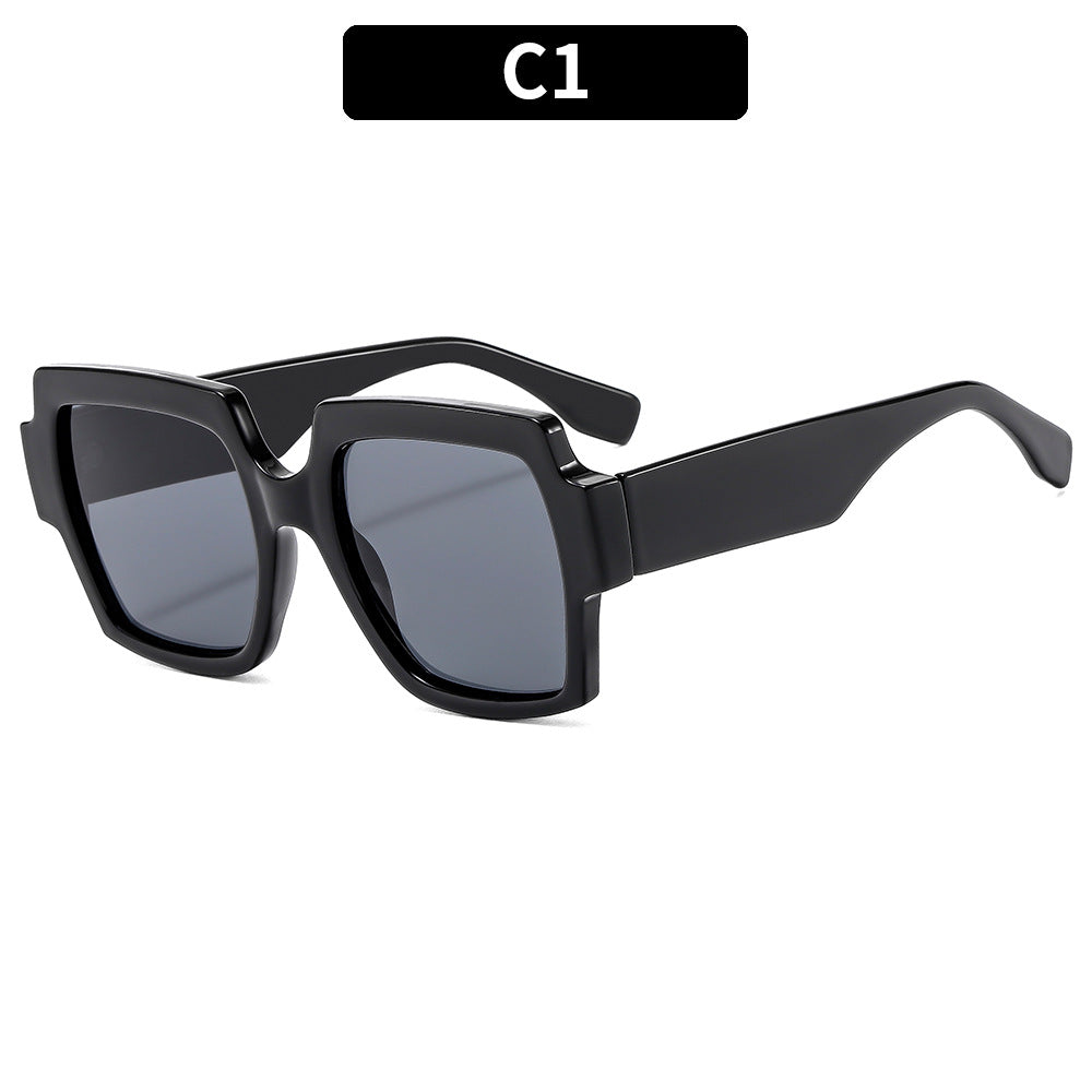 Futuristische künstlerische geometrische Sonnenbrille