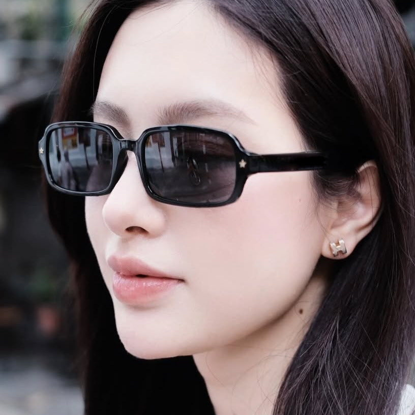 Damen modische Rechtecksonnenbrille mit herausragendem Design und schützendem UV-Filter Brehn