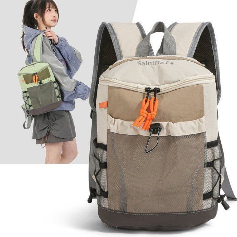 Damen Vielseitiger Mehrfach-Fach Rucksack Brehn