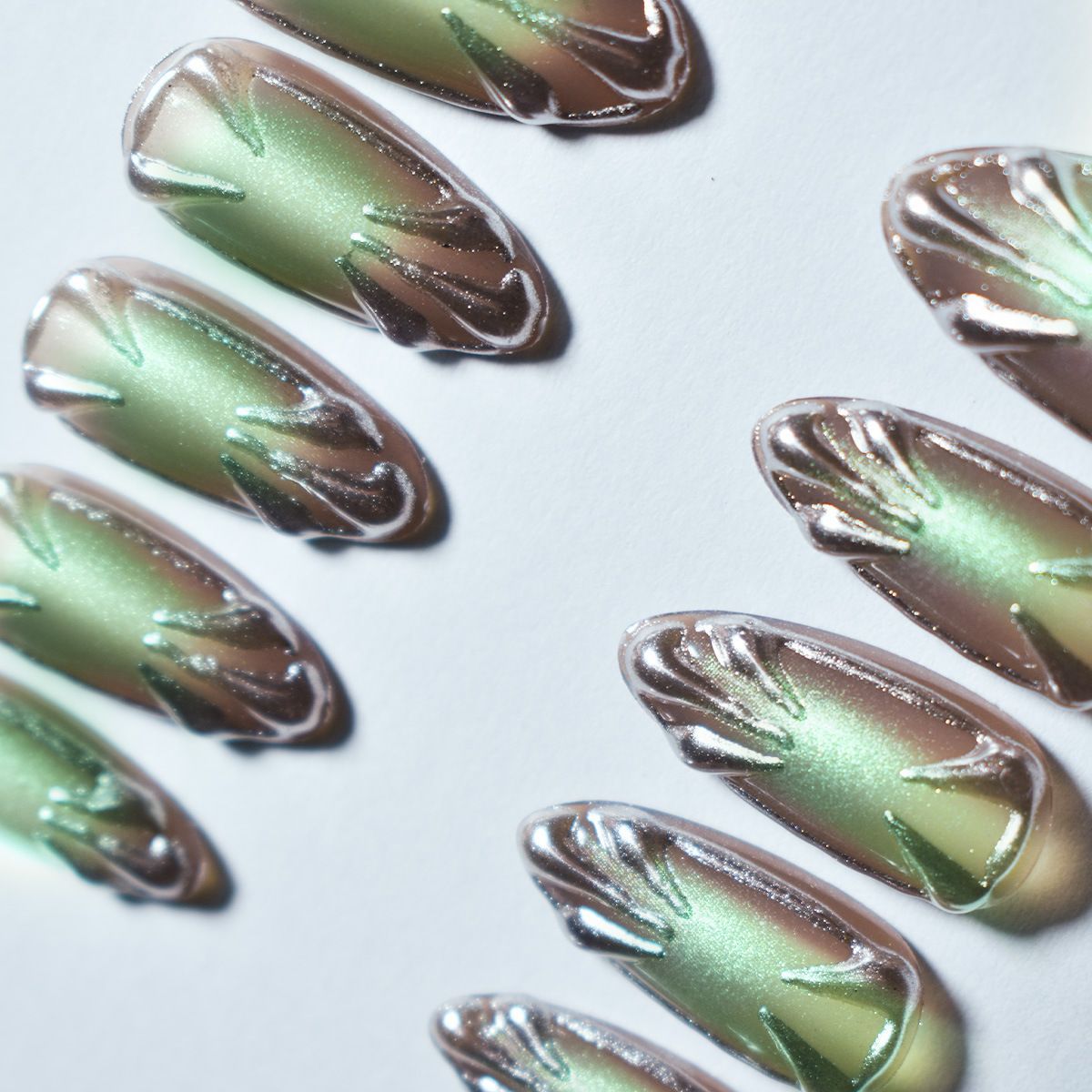 Metallic Künstlerische Nagel Verbesserungen Brehn