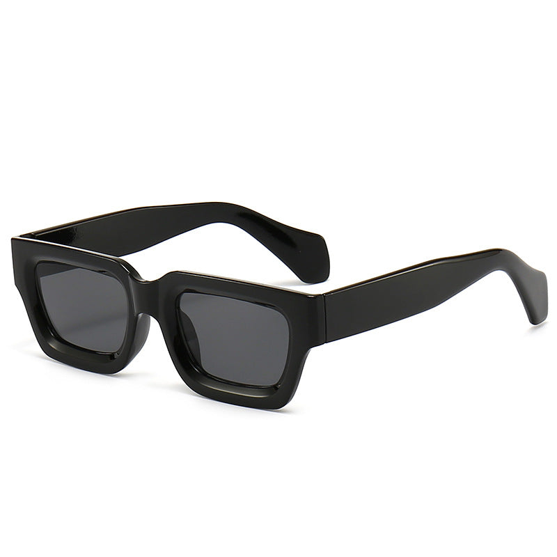 Damen trendige Sonnenbrille mit robustem und transparentem Rahmen Brehn