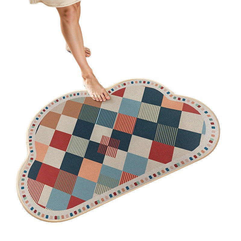 Kreatives Design Badematte Brehn