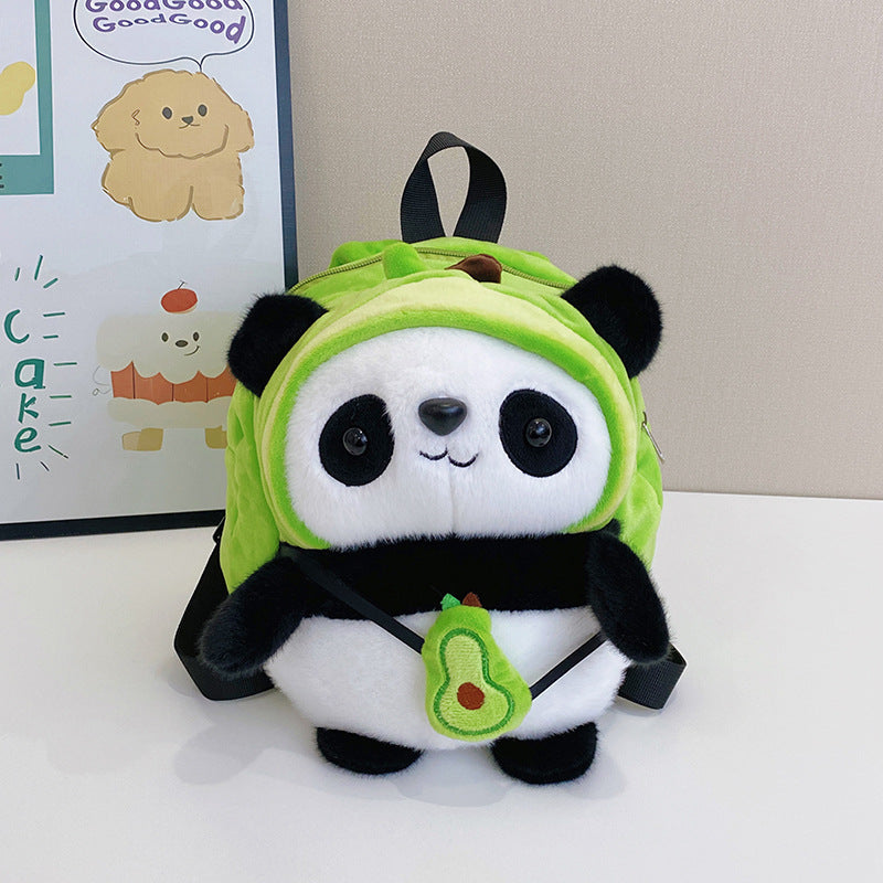 Plüsch-Rucksack mit Panda-Design Brehn