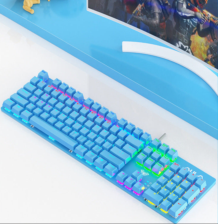 RGB Hinterleuchtete Mechanische Gaming-Tastatur Brehn