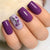 Floral Print Press-On Nagelkunst Brehn