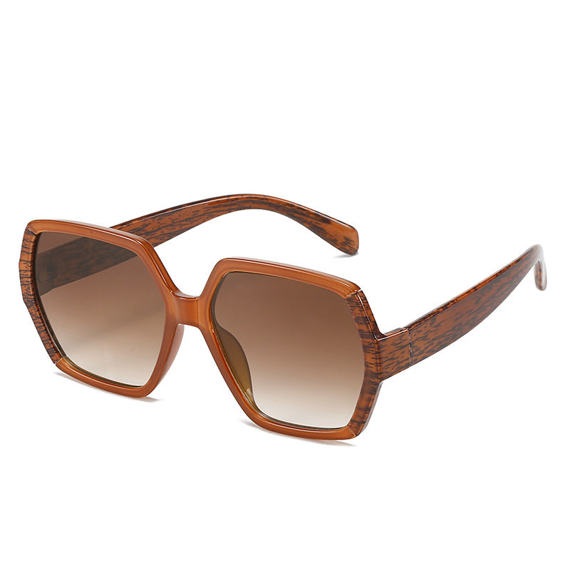 Damen stilvolle Oversized-Sonnenbrille mit elegantem eckigem Rahmen Brehn