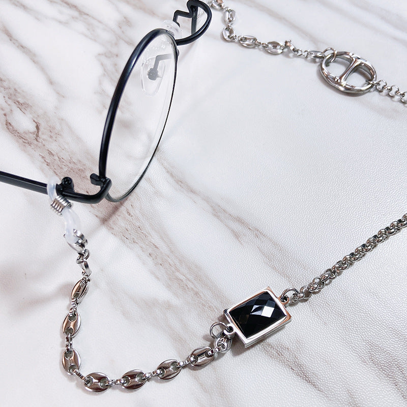 Elegante Brillenhalterkette mit Edlem Anhänger Brehn