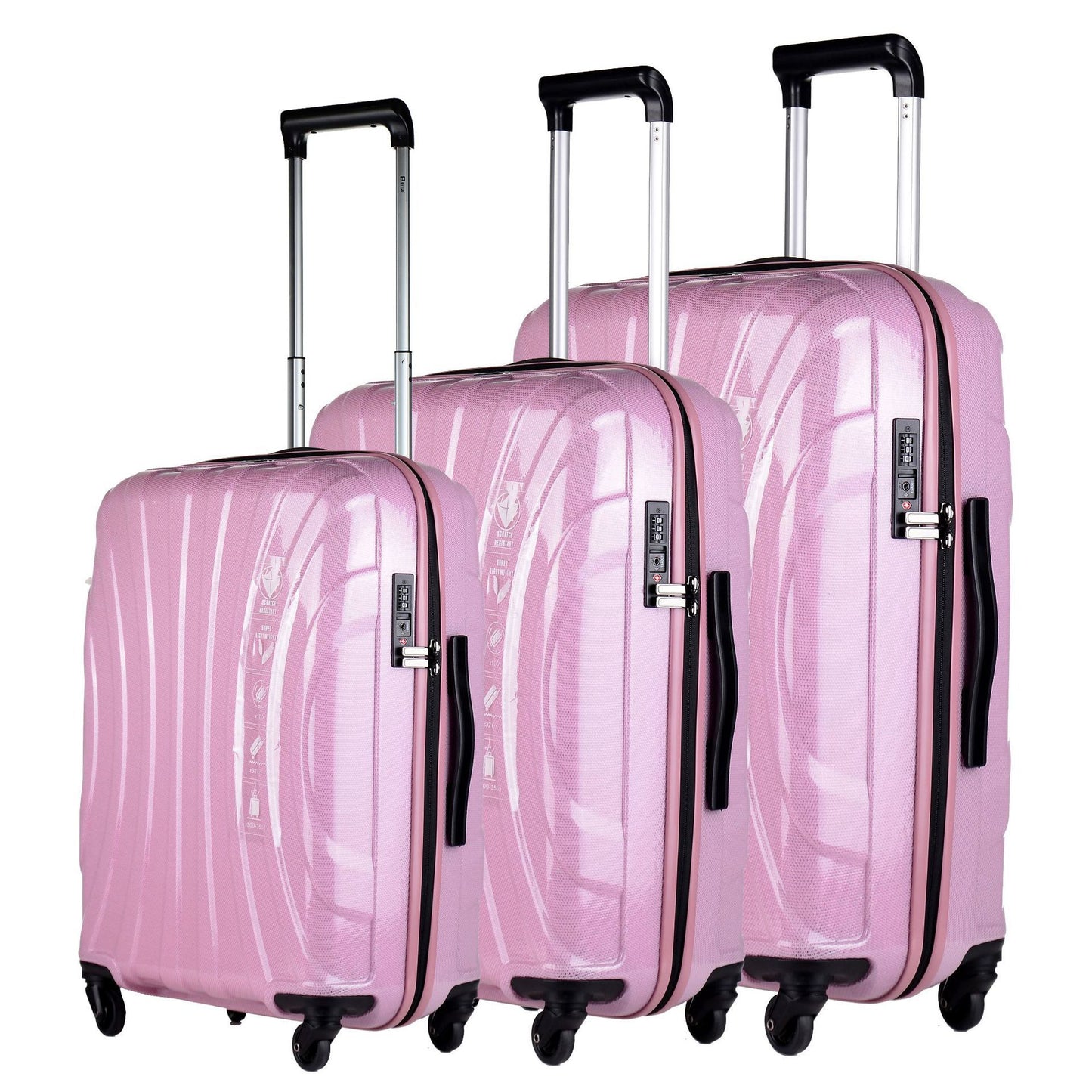 Unisex Vielseitiges Hartschalen-Reisegepäckset Brehn