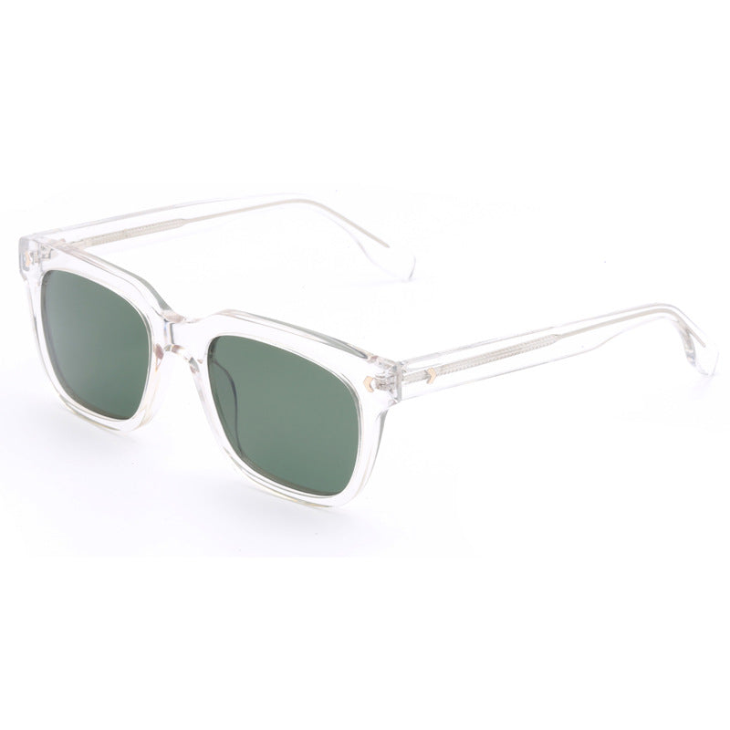 Damen modische oversized Sonnenbrille mit innovativem Kunststoffgestell Brehn