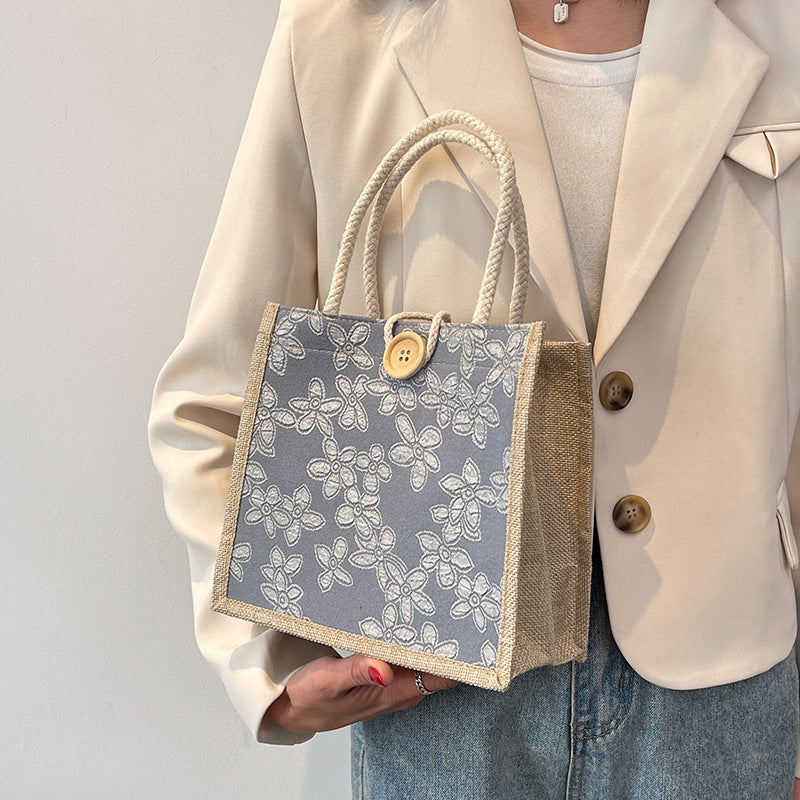 Elegante florale bestickte Tasche