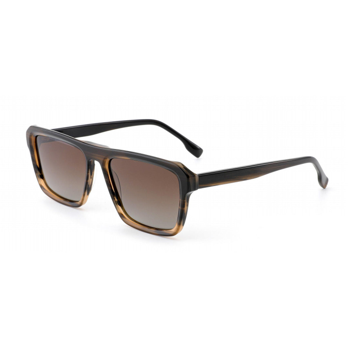 Damen modische Sonnenbrille mit modernem, breiten Rahmen und hochgradigem UV-Schutz Brehn