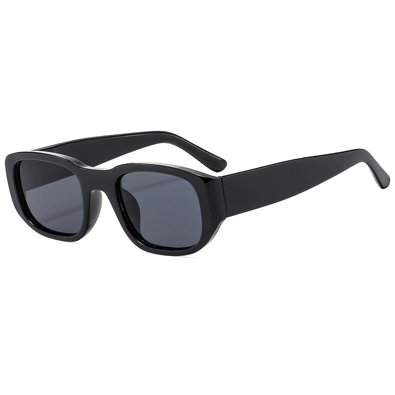 Damen modische Sonnenbrille mit innovativem, rechteckigem Rahmen Brehn