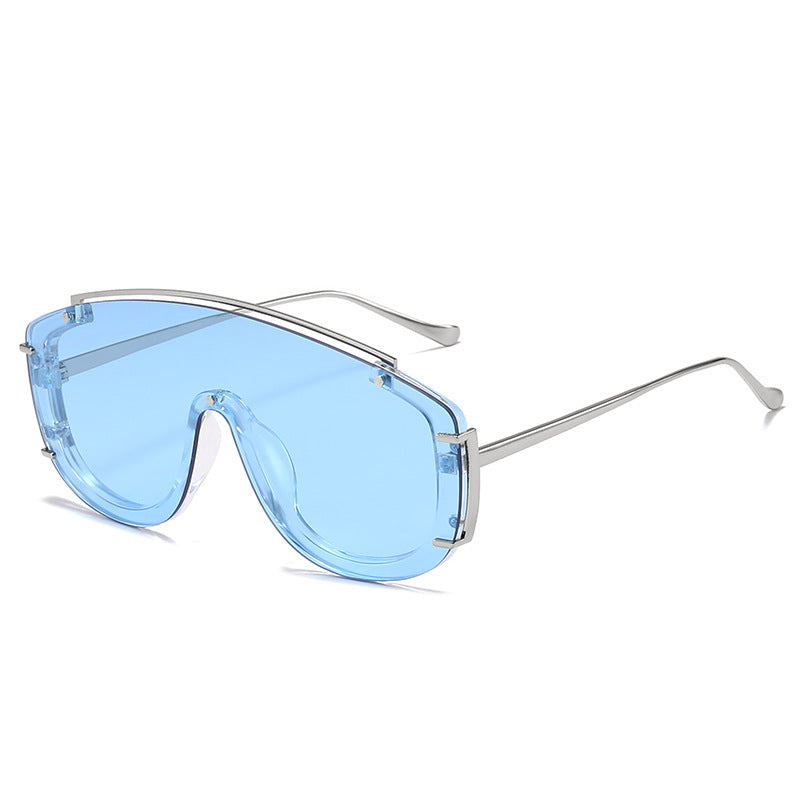Modebewusste futuristische Schild-Sonnenbrille Brehn