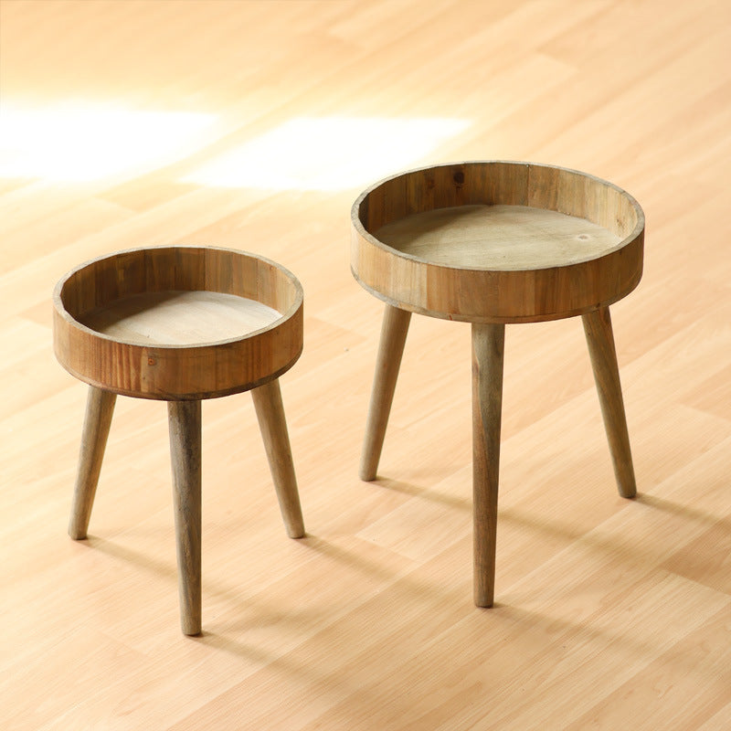 Moderner Beistelltisch aus Holz Brehn