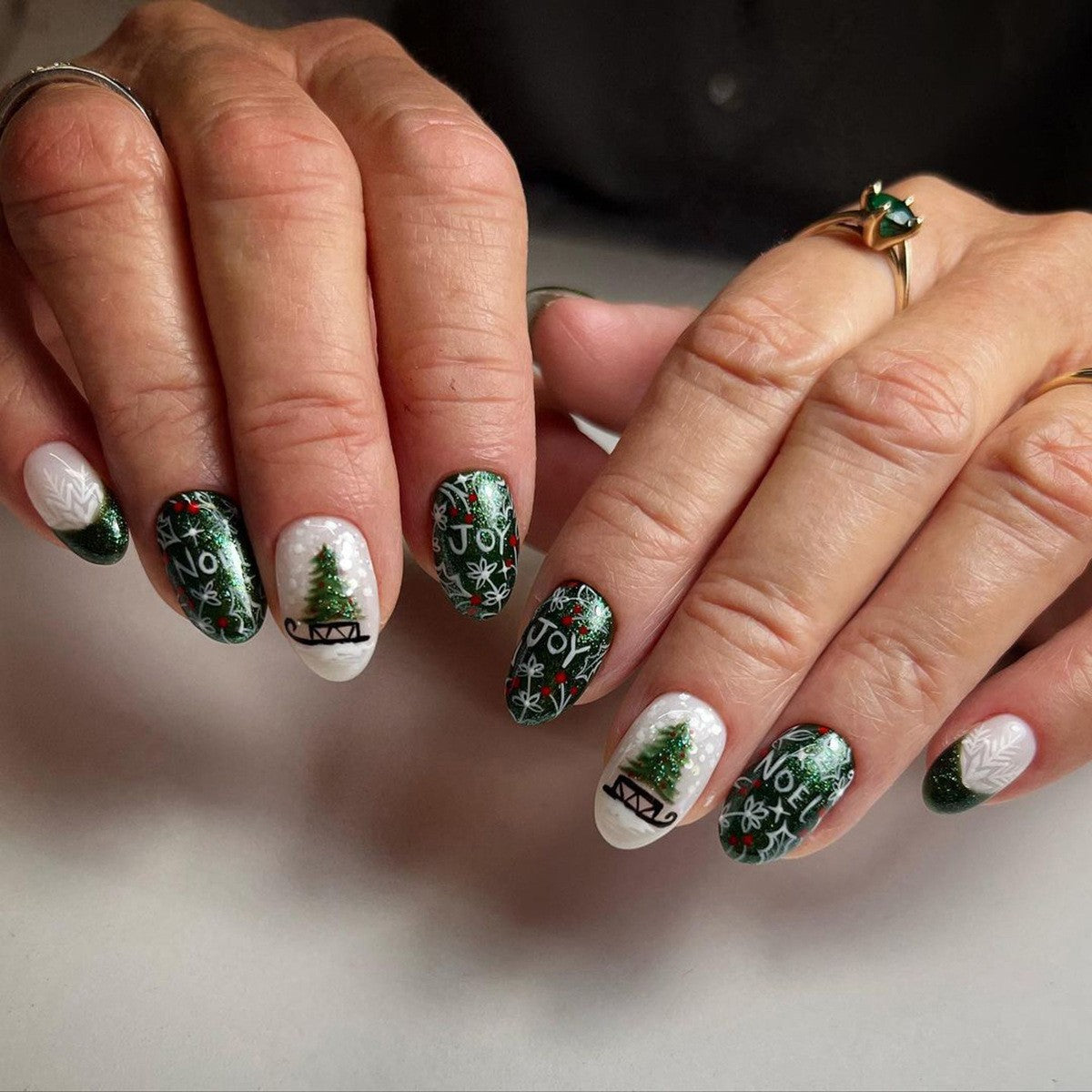 Urlaubs-Themen Press-On Nail Art Brehn