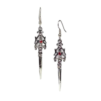 Gothic Statet Skull Ohrringe Brehn