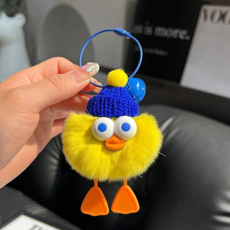 Süßer Plüsch-Enten-Schlüsselanhänger Zubehör Brehn