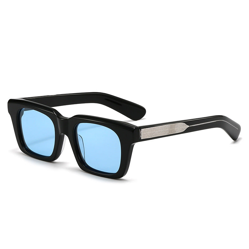 Damen quadratische Sonnenbrille mit klarem Farbverlauf und UV-Schutz Brehn