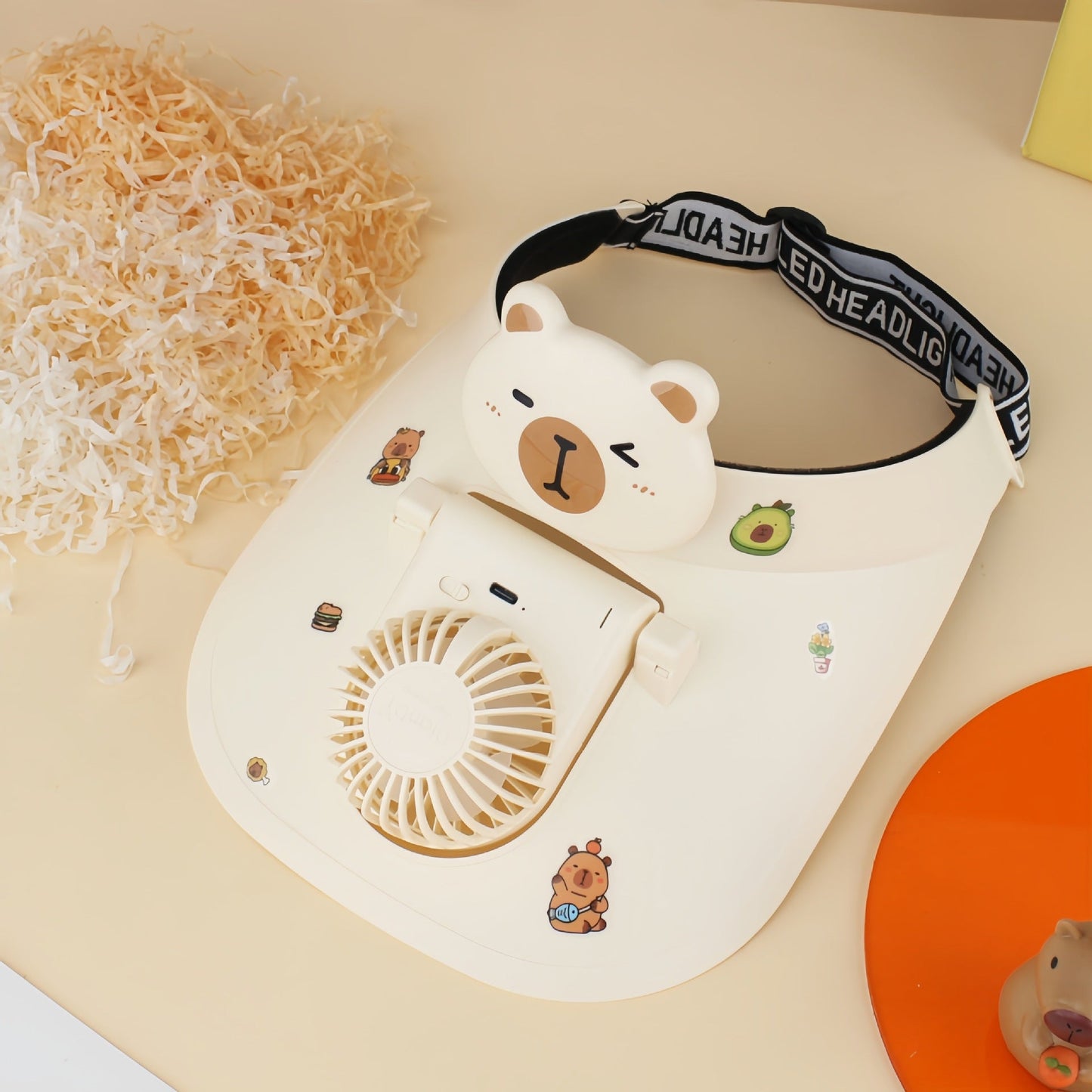 Frauen Tragbarer Handventilator mit Panda-Design Brehn