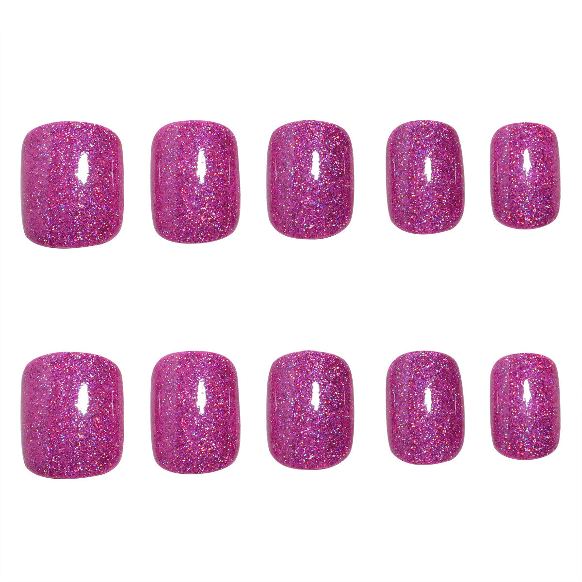 Glitzernde Press-On-Nagelspitzen Brehn
